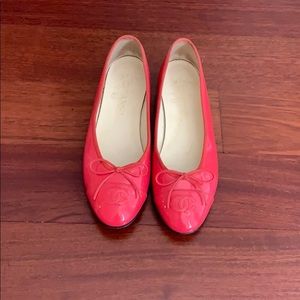Authentic Patent Chanel Flats
